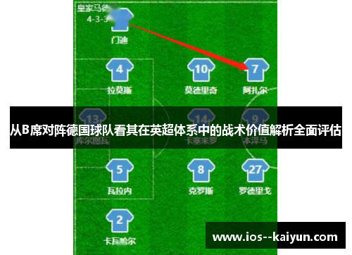 从B席对阵德国球队看其在英超体系中的战术价值解析全面评估